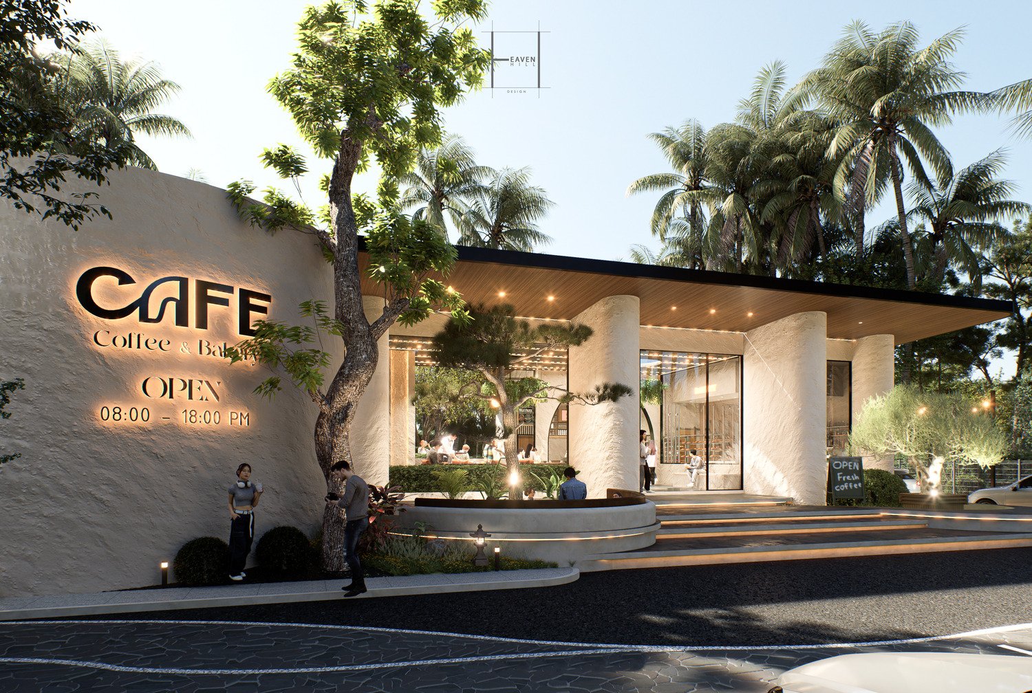 คาเฟ่ ร้านอาหาร โรงแรม